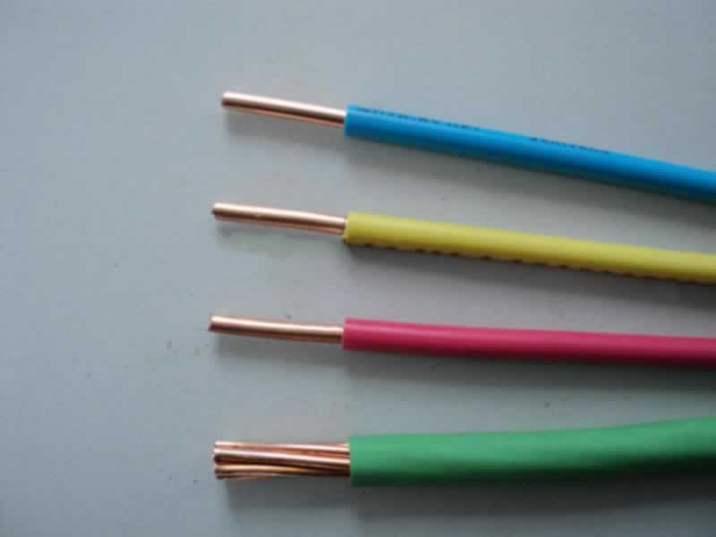Copper Conductor PVC Insulated Electric Wiring Cable 450/750