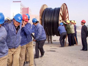 Aluminum armoured cable for Mongolia