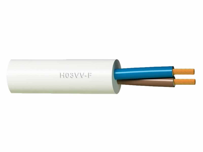 H03VV-F,H03VVH2-F,300V Copper Round/Flat PVC Insulated PVC Sheathed Cable
