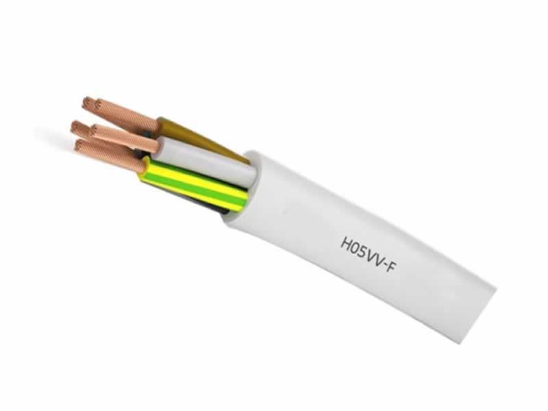 H05VV-F,H05VVH2-F,300/500V Copper Round/Flat PVC Insulated PVC Sheathed Cable