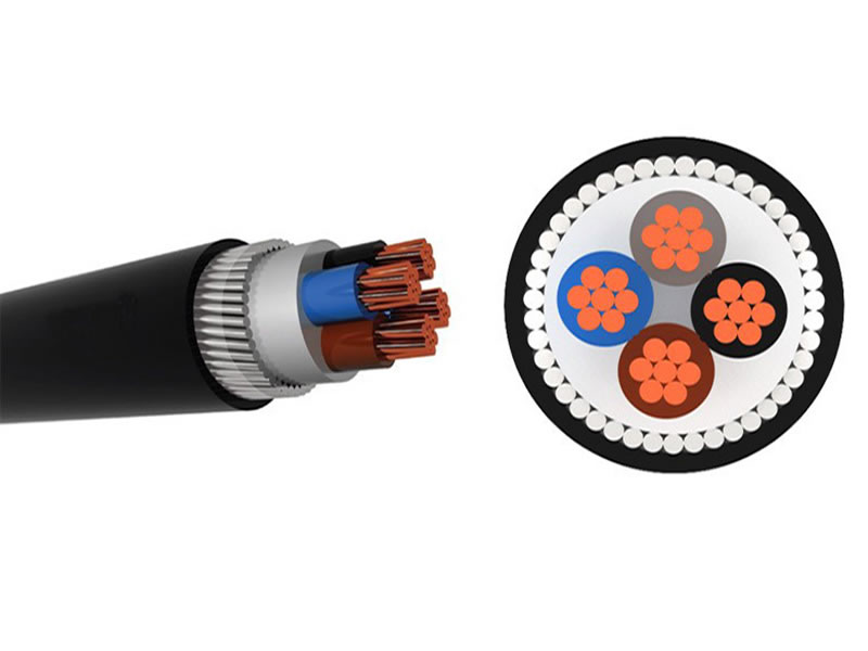N2XRY,NA2XRY, 0.6/1KV Armored XLPE Insulated PVC Sheated Power Cable