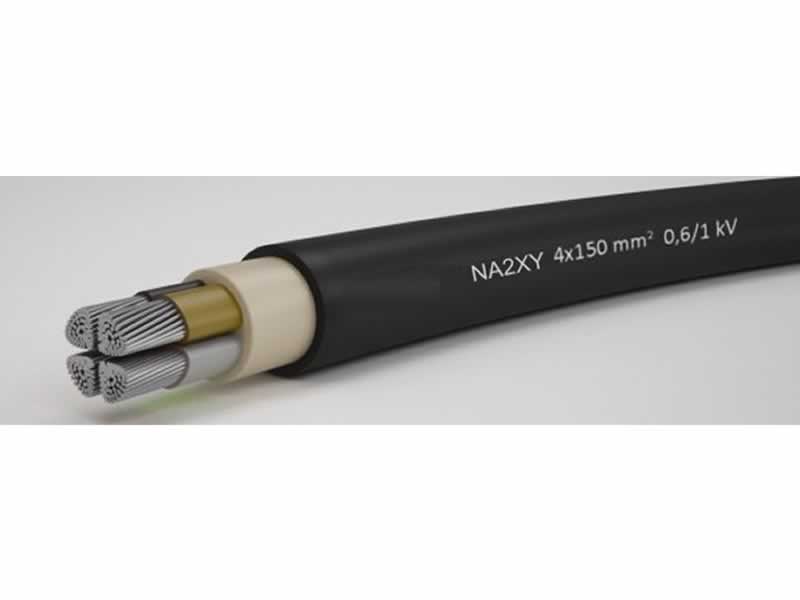 NA2XY,0.6/1kv Four Core Aluminium XLPE Insulated PVC Jacket Underground Power Cables