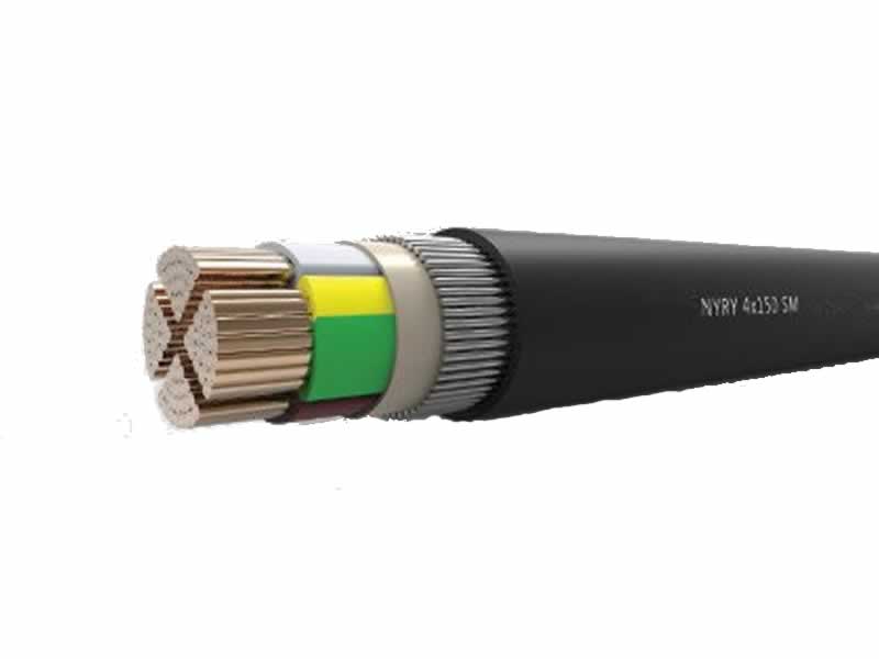 NYRY,NYRY-J,NYRY-O,0.6/1kv Copper PVC Insulated PVC Sheathed Round Wire Armoured Power and Control Cable