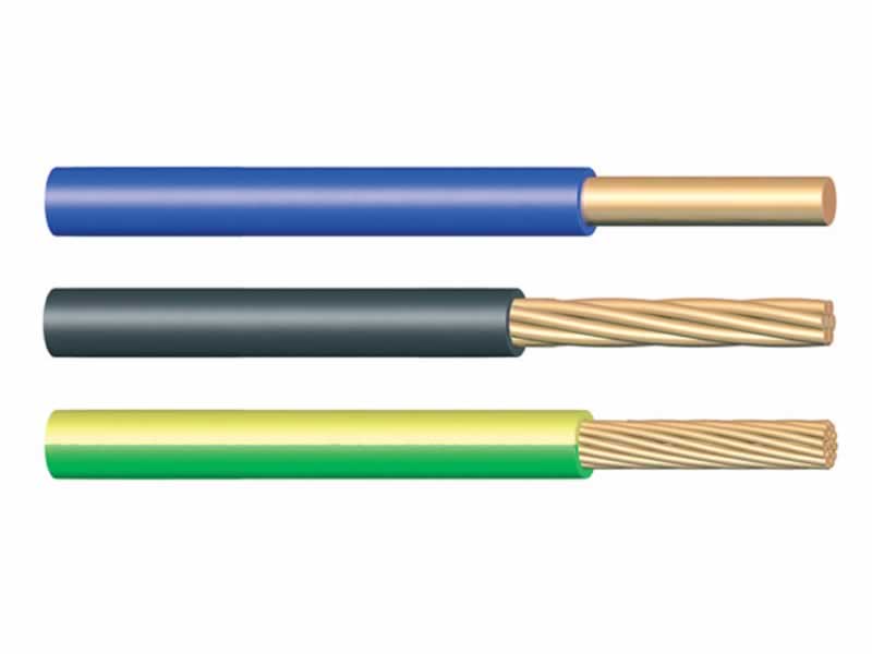 H05V-U,H05V-R,H05V-K,300/500V Copper Conductor PVC Insulated Wire