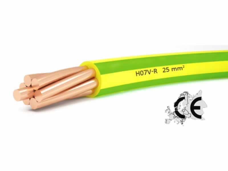 H07V-U,H07V-R,H07V-K,450/750V Copper Conductor PVC insulated Wire